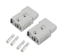 Kit de 2 connecteurs compatibles avec les prises 50 A, 120 A, 175 A, 350 A et 600 V, comprenant un bornier, un connecteur d'alimentation for batterie et une charge rapide.(G)
