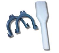 Kit De 2 Crosses De Vidange + 1 Double Tube D'évacuation Pour Tuyau De Vidange Compatible Avec Lave Linge Et Lave Vaisselle