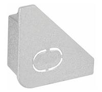 Paulmann Embout Delta Profil aluminium mat – Lot de 2