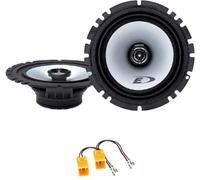 Kit de 2 enceintes avant ALPINE 16,5 cm compatibles avec Fiat Multipla de 1999 à 2010 + 2 connecteurs