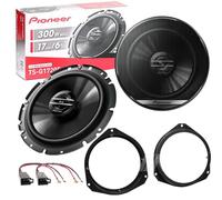 Kit De 2 Enceintes Avant Pioneer TS-G1720F Pour Fiat Grande Punto