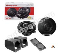 Kit De 2 Enceintes Pioneer Avant Pour Fiat Panda 141 Avec Adaptateurs