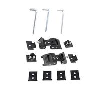 Kit de 2 loquets de capot Aputoxz pour Jeep Wrangler TJ 1997-2006, en aluminium et acier inoxydable, avec système anti-battement pour une protection optimale en tout-terrain - Noir