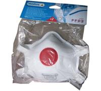 Kit de 2 masques FFP3 VENITEX à valve - Protègent contre les particules toxiques - Blanc