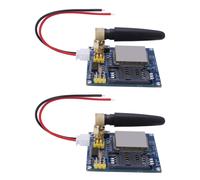 Kit de 2 modules de transmission de données sans fil SIM900A Mini V4.0 (carte GSM/GPRS) + antenne