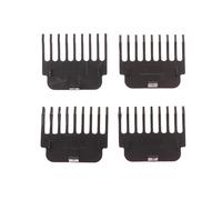Kit De 2 Ou 4 Sabots De Coupe For Tondeuse À Cheveux, Compatibles Avec Les Lames De 1,5 Mm, 2 Mm, 3 Mm, 4 Mm, 6 Mm Et 9 Mm. Installation Facile.(4PCS Black)