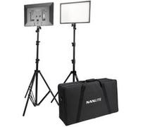 Nanlite Panneaux LED LumiPad 25 Kit 2 avec adaptateur secteur – Lumière de studio