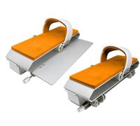 WX Water Flex - Pédales ADS pour aquabike kit 2 à clapet double vitesse Orange