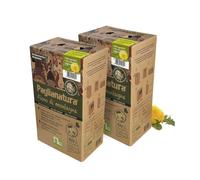 Kit de 2 pièces - Distributeur de Foin Straw Mountain avec Pissenlit | 100% Naturel, Riche en Fibres | Nourriture pour Lapins, rongeurs et Petits Animaux | Alimentation Saine et équilibrée