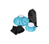 Kit de 2 poches de glace réutilisables chaud-froid avec sangle pour toutes parties du corps
