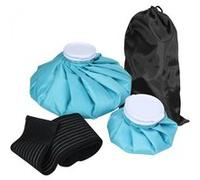 Kit de 2 poches de glace réutilisables chaud-froid avec sangle pour toutes parties du corps