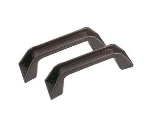 Kit de 2 poignées de tirage Marrons avec entraxe 150 mm - 4 Trous - sans Cache vis