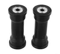 Kit de 2 roues de roulement d'équipement de fitness pour systèmes de poulie de rameur avec construction en plastique et design compact