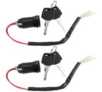 kit de 2 serrures d'allumage, kit de remplacement de la serrure d'allumage du scooter électrique pour le vélo tricycle scooter électrique vélo