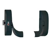 Kit de 2 supports de barre d'antipanique IDEA Barre 2/3 pts non coupe-feu - noir ISEO CITY