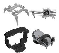 Kit de 2 Train d'Atterrissage et Fixation d'Hélices pour DJI AIR 3 Protection Accessoires (Noir Gris)