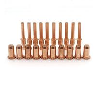 Kit de 20 électrodes et buses de découpe plasma pour lampe torche SL40, 9-0096 électrodes 9-0094, lot de 20 pièces compatibles avec Thermal Dynamics Cutmaster 42 12+