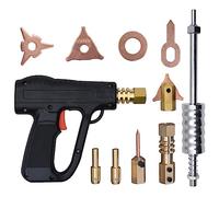 Kit de 20 pièces de débosselage avec marteau à inertie et extracteur de débosselage pour réparation de carrosserie - Kit professionnel de soudage par points avec 20 outils pour atelier