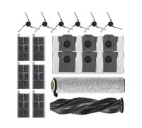 Kit de 20 pièces de rechange pour aspirateur robot MOVA Z50 Ultra/Z5/Z5 Pro Ultra, comprend une brosse à rouleau principale, des brosses latérales, des filtres HEPA et des sacs à poussière, design
