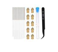 Kit De 22 Buses MK8 En Laiton 0,4mm, Buses Hotend 3D Printer Avec Outils DIY Pour Ender 3 / Ender 3 Pro/Ender 3 Max / 5 Pro(PT.ESD-12 tweezers (straight))