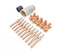 Kit de 22 consommables pour coupe-plasma 80 A avec électrodes et embouts de cartouche compatibles avec WS PK22 - Remplace 9-8215 9-8211 9-8213 9-8237