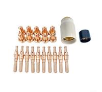 Kit de 22 consommables pour coupe-plasma 80 A, électrodes et embouts compatibles avec DYNAMICS thermique pour SL60 WS PK22 remplace 9-8215 9-8211