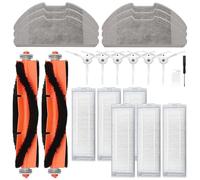 Kit de 22 pièces compatibles avec Xiaomi Mijia Robot Vacuum Mop 2 Pro/MJSTL/MJST1S/Mop 2 Lite Aspirateur Robot Brosse principale Brosse latérale Chiffon Filtre HEPA Accessoire