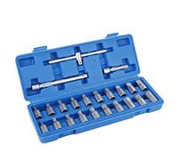 Kit de 23 clés à vis pour carter de vidange d'huile 3/8 po, ensemble d'outils de réparation automobile pour une large gamme de vis