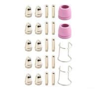 Kit de 24 consommables de torche plasma avec électrodes en cuivre et buses en alliage pour SG-55, AG-60, WSD-60 et CUT50/CUT60 séries pour le travail des métaux et le soudage industriel
