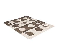 Kit de 24 Dalles Puzzle en Mousse Eva - Tapis de Sol Souple Interlocking pour Enfant Bébé - Tapis Puzzle, Dalle Mousse, Matériel: EVA, Épaisseur