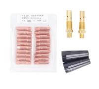 Kit de 24 pièces de pistolets de soudage MIG pour FY 15AK, consommables tels que buse à pointe en cuivre et diffuseur, ensemble complet d’accessoires de remplacement comprenant des