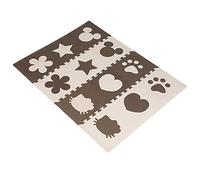 Kit de 24pcs Dalles Puzzle en Mousse Eva Tapis de Sol Souple Interlocking Tiles pour Enfant Bébé Kids Nursery Tapis Puzzle Mousse Bébé, Dalle Mousse Bébé, Matériel: EVA, Épaisseur