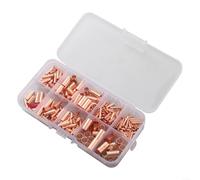 Kit de 250 embouts de câble en cuivre rouge