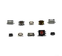 Kit de 250 interrupteurs tactiles comprenant 10 modèles pour intégration dans les enregistreurs vidéo, caméras, imprimantes, télécopieurs et systèmes de contrôle de machines-outils
