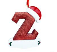 Kit de 26 lettres décoratives en résine pour écrire des noms, des initiales ou des vœux courts sur décoration de Noël (Z)