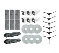 Kit de 26 pièces de rechange pour Dreame pour X30 Ultra, L10s Ultra Gen 2, L40 Ultra AE et MOVA E30 Ultra - Comprend des brosses principales, des filtres HEPA, des serpillères, des brosses latérales
