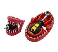 Kit de 28 embouts de rechange pour tournevis électriques avec fente cruciforme hexagonale, convient pour l'assemblage et la fixation de meubles (avec clé)