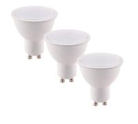 Kit de 3 ampoules LED GU10 6W 490LM 4000K 100° 50X57mm 15000h IRC80