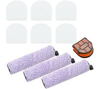 Kit de 3 brosses et filtres pour aspirateur Shark WD101 HydroVac XL 3 en 1, convient pour Shark AW201 WD201 WD100 WD200 HydroVac Vacuum, pièce de comparaison WDFF1 WDB1
