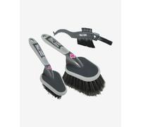 Muc-Off brush kit, 3 pcs. Noir/Gris Noir/Gris