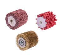 Kit de 3 brosses universelles pour satinatrice mrs500 Scheppach