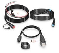 Kit de 3 câbles d'alimentation et réseau marin, pour 010-12528-30, 010-12531-01 & 010-11425-04, pour câble réseau BlueNet, petit câble adaptateur RJ45 et câble d'alimentation compatible avec Garmin