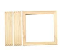 Kit de 3 Cadres pour Toile, 20 x 20 cm, châssis en Bois, Facile à Assembler, adapté aux peintures à l'huile, aux Impressions, la Peinture par numéros et Affiches. Cadre pour Toile.