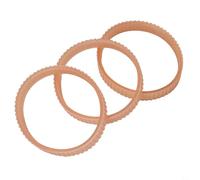 Kit de 3 courroies d'entraînement compatibles avec rabot électrique NF90 255 mm périmètre 12 mm de largeur Courroie en polyuréthane pour un alignement précis