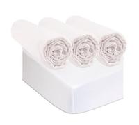 Kit de 3 Draps Housse 70x160 Lit Enfant + 2 Protèges Matelas Taille 70x160 | 100% Coton Bio | Blanc | Ultra Doux, Respirant | Sommeil sain | Certifié GOTS et Oeko Tex | Fabriqué en Europe