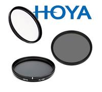 Kit de 3 filtres Hoya Diamètre 49 mm : Polarisant, UV & ND4