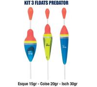 Kit de 3 flotteurs Ragot Orange 15/20/30 g