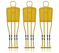 Kit de 3 mannequins 180cm Sporti Jaune 180 cm Unisex