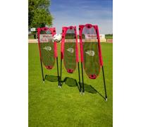 Kit de 3 mannequins de coups francs flexibles PowerShot Rouge TU Unisex