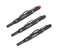 Kit de 3 marqueurs anti-obstruction (noir, bleu et rouge) avec étuis de chantier
